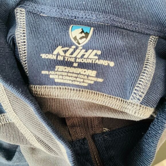 KUHL Technikore 1/4 zip 100% polyester activewear top size M. - Picture 7 of 7